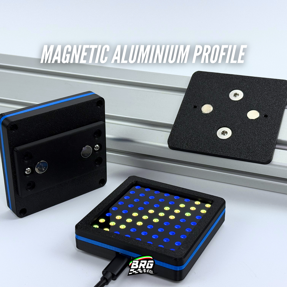 BRG Simracing V2 LED Flag Indicator, 64 LED, Plug and Play