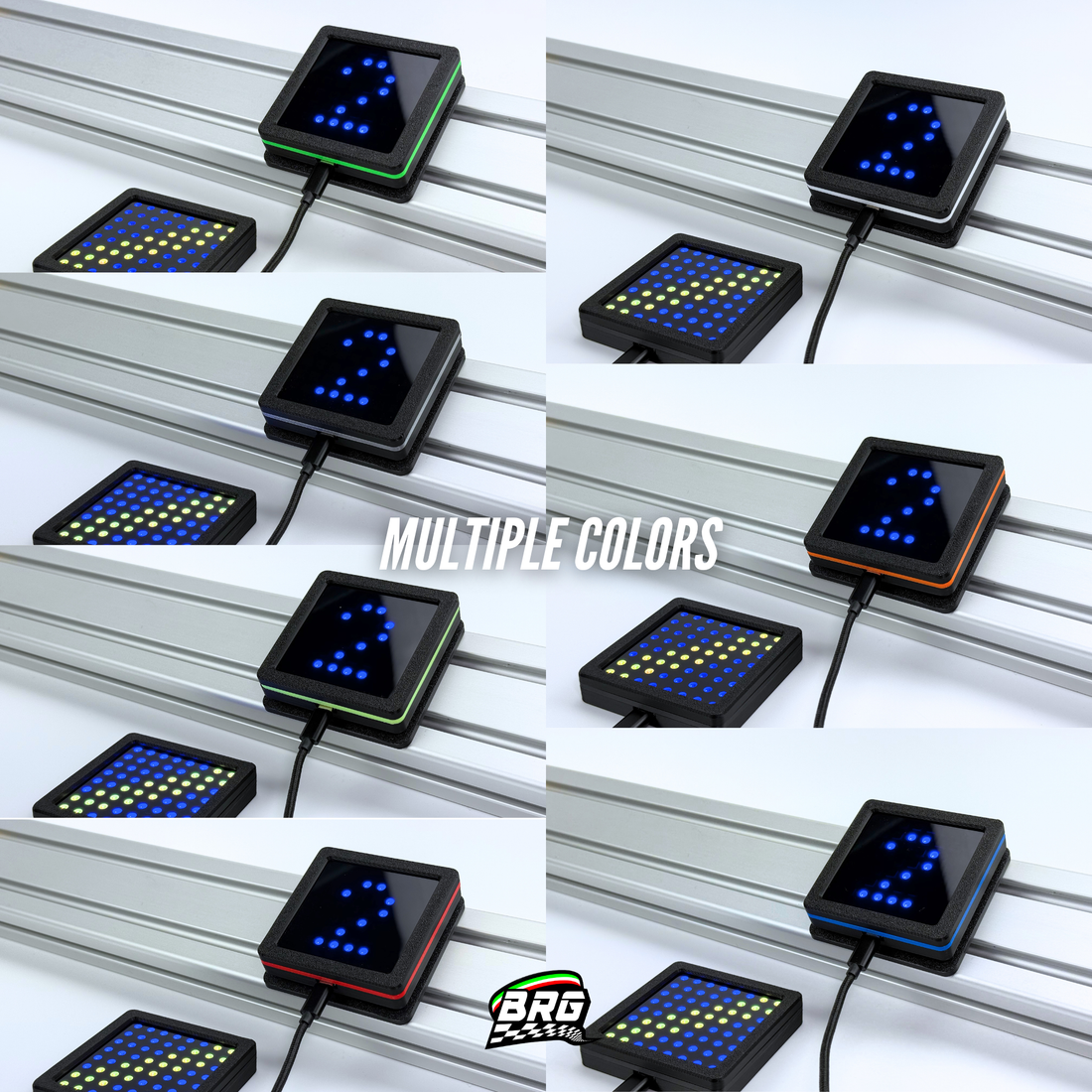 BRG Simracing V2 LED Flag Indicator, 64 LED, Plug and Play