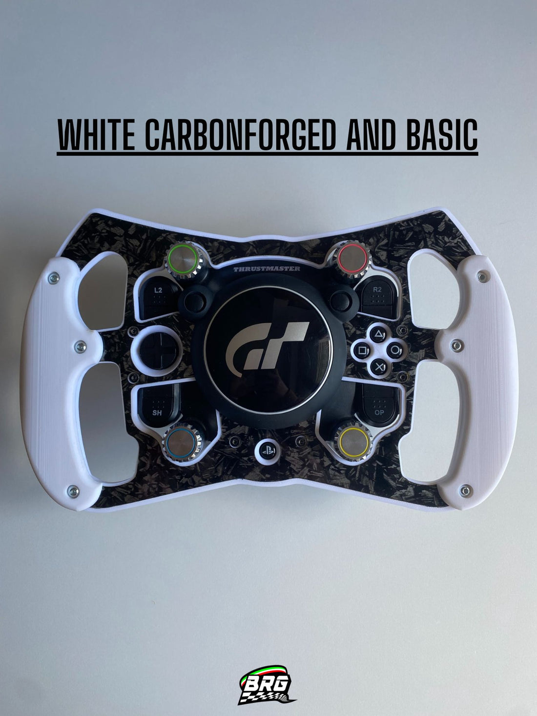 Open Wheel Mod for Thrustmaster T-GT. With Alcantara & 10+colors