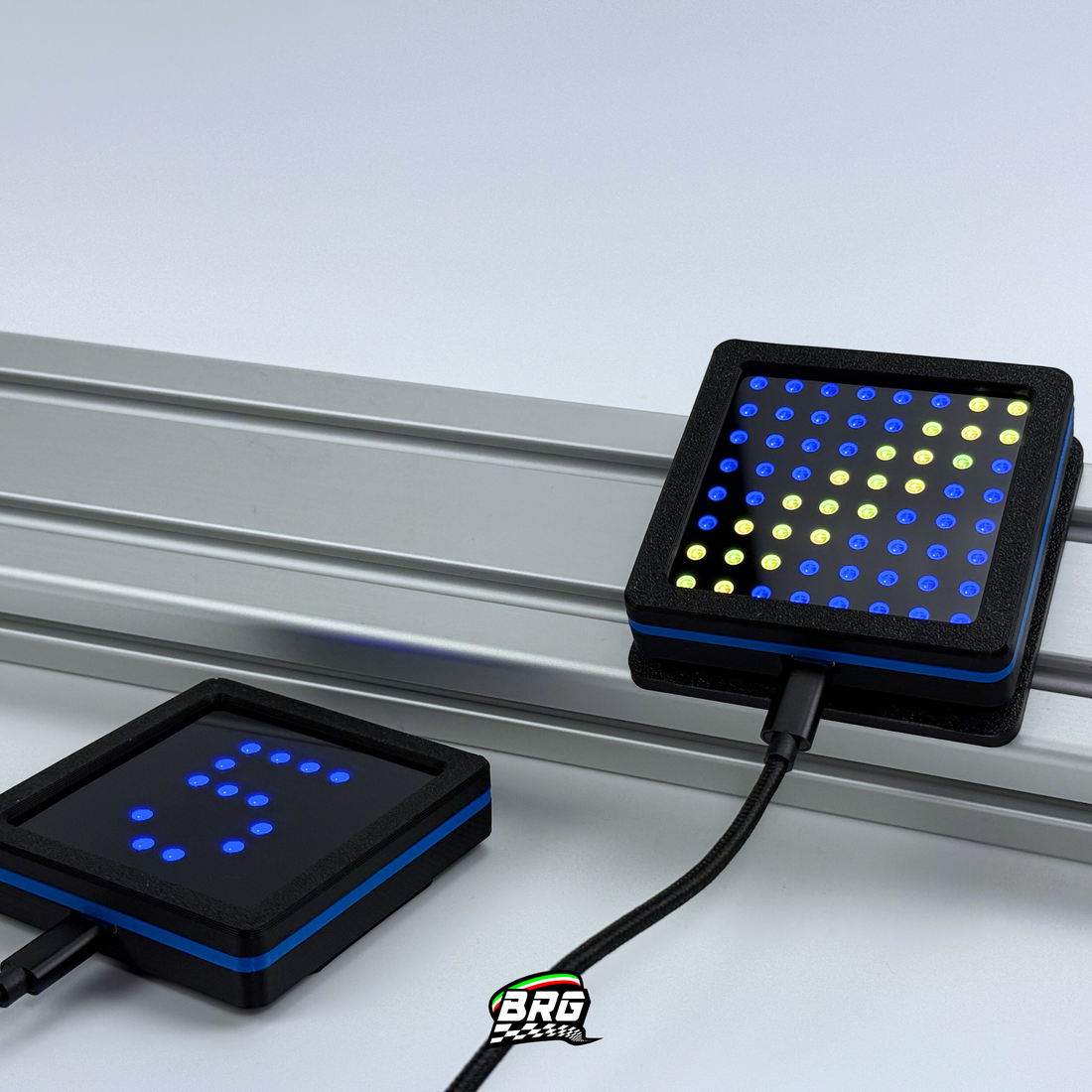 BRG Simracing V2 LED Flag Indicator, 64 LED, Plug and Play