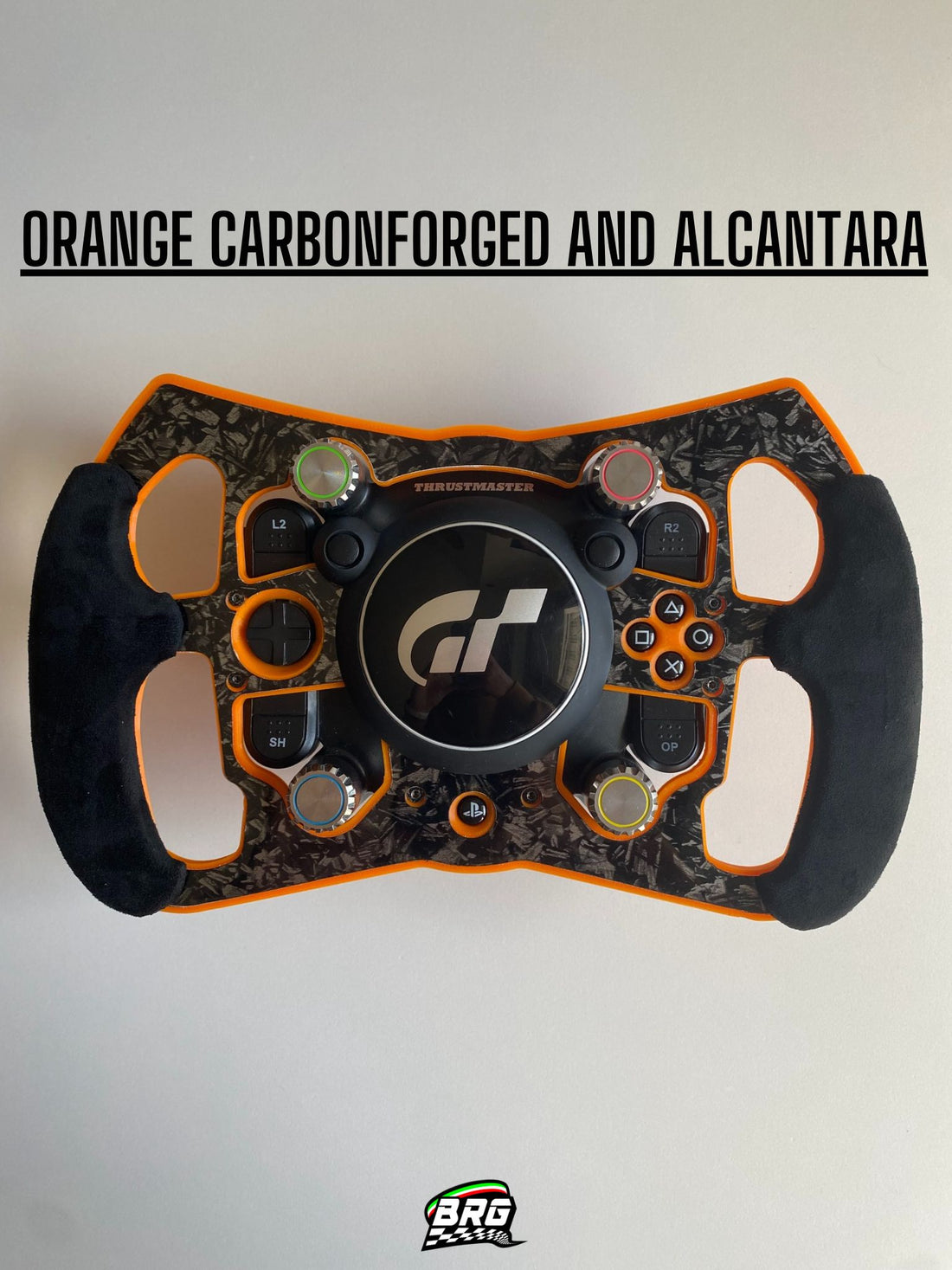 Open Wheel Mod for Thrustmaster T-GT. With Alcantara & 10+colors