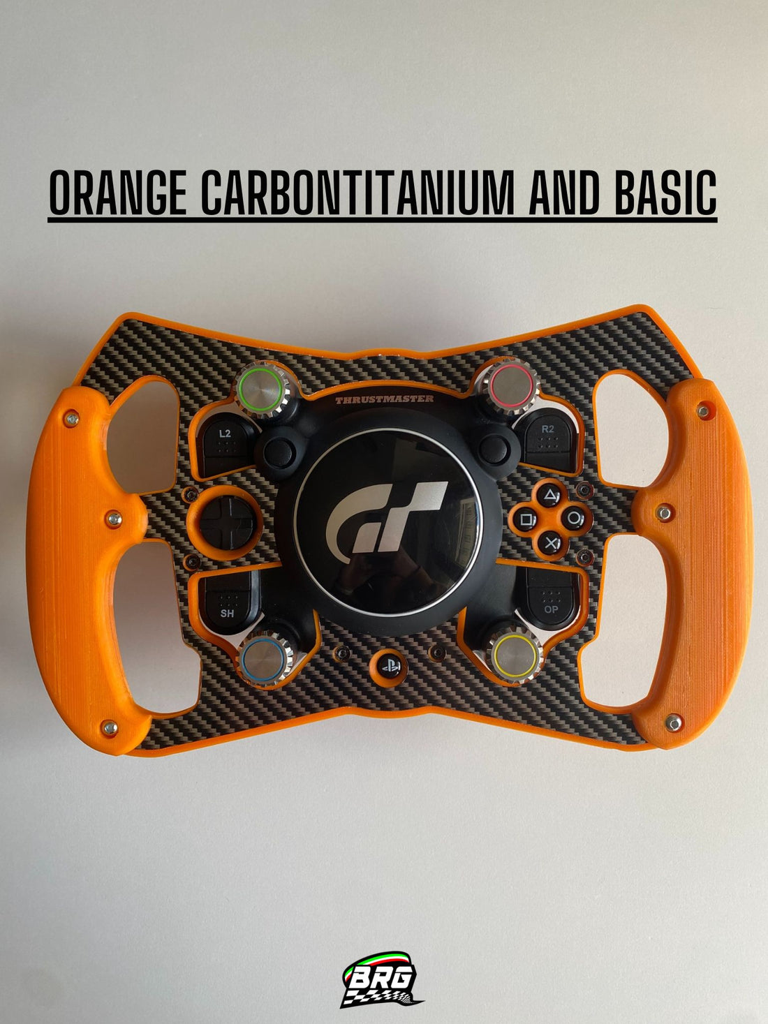 Open Wheel Mod for Thrustmaster T-GT. With Alcantara & 10+colors