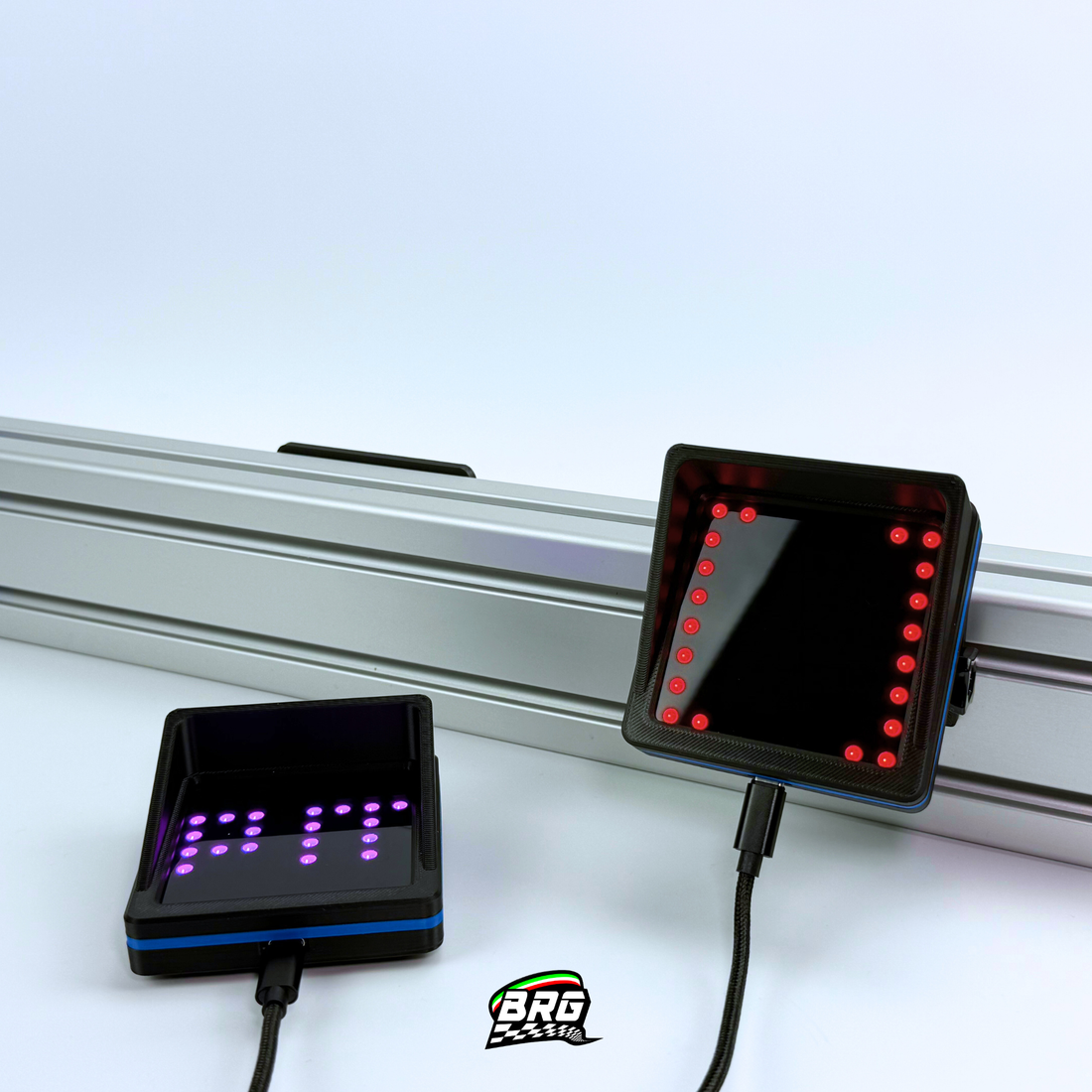 BRG Simracing V3 LED Flag Indicator, 64 LED, Plug and Play