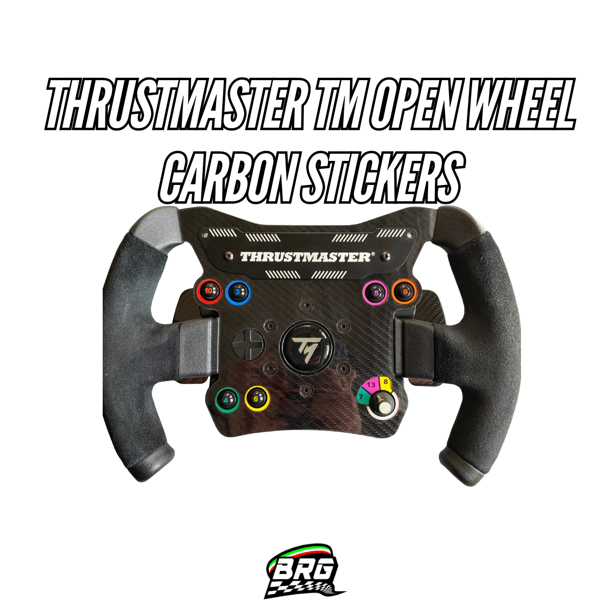 Thrustmaster TM Open Wheel Carbon Effect for Wheel and Paddles(x4 kit)