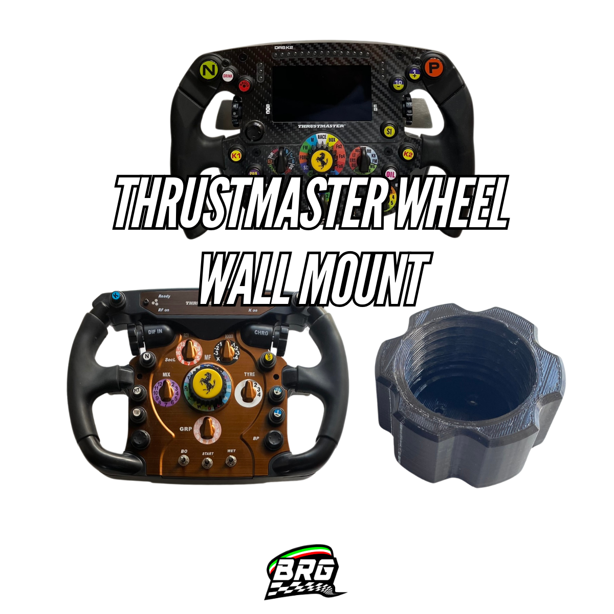 Thrustmaster Wall Support / Mount, T300, Tm, Tgt, Sf1000, Ferrari AddOn, Gte,...