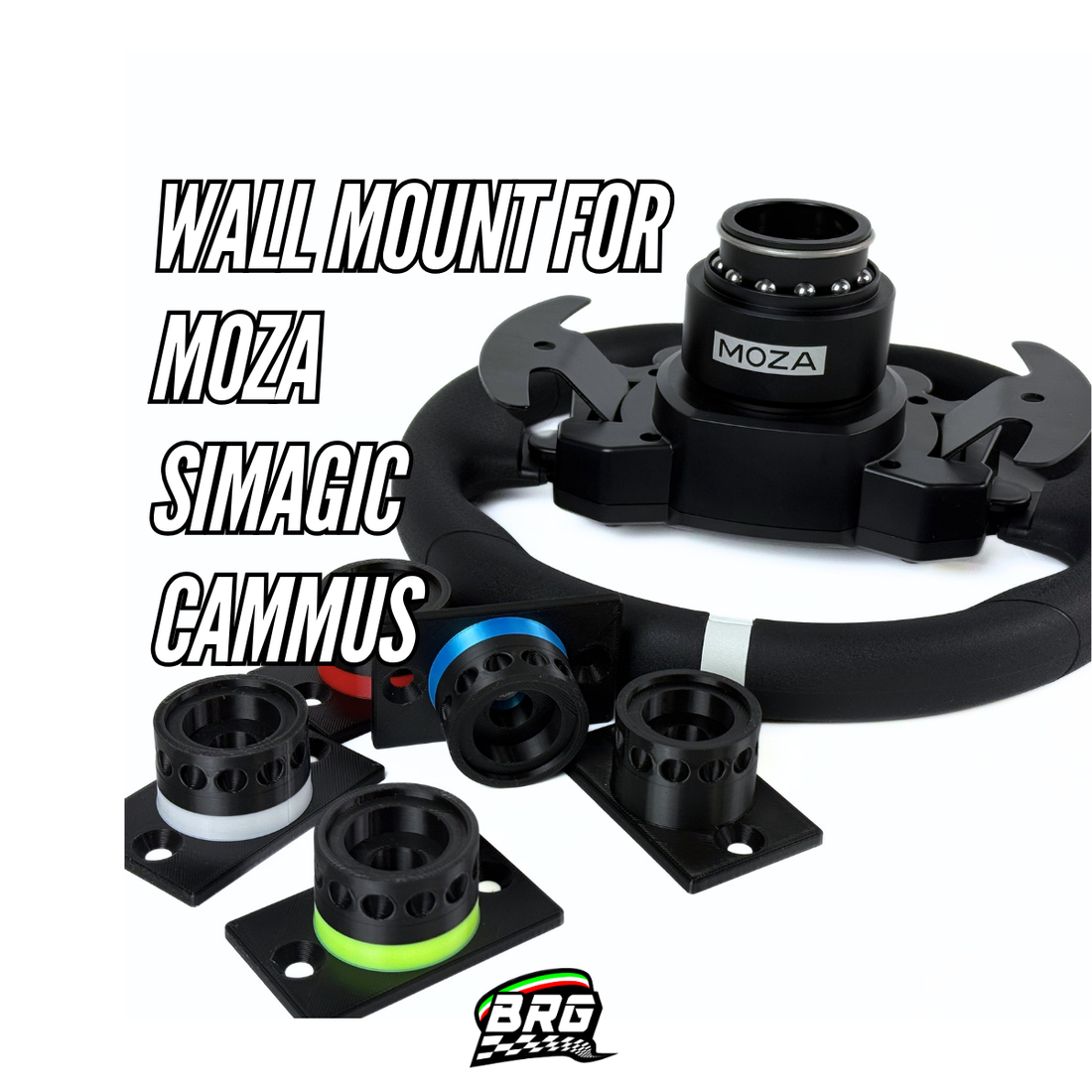 Universal Wall Support / Mount for Moza, Simagic, NRG, Cammus, IMMSOURCE, Accuforce