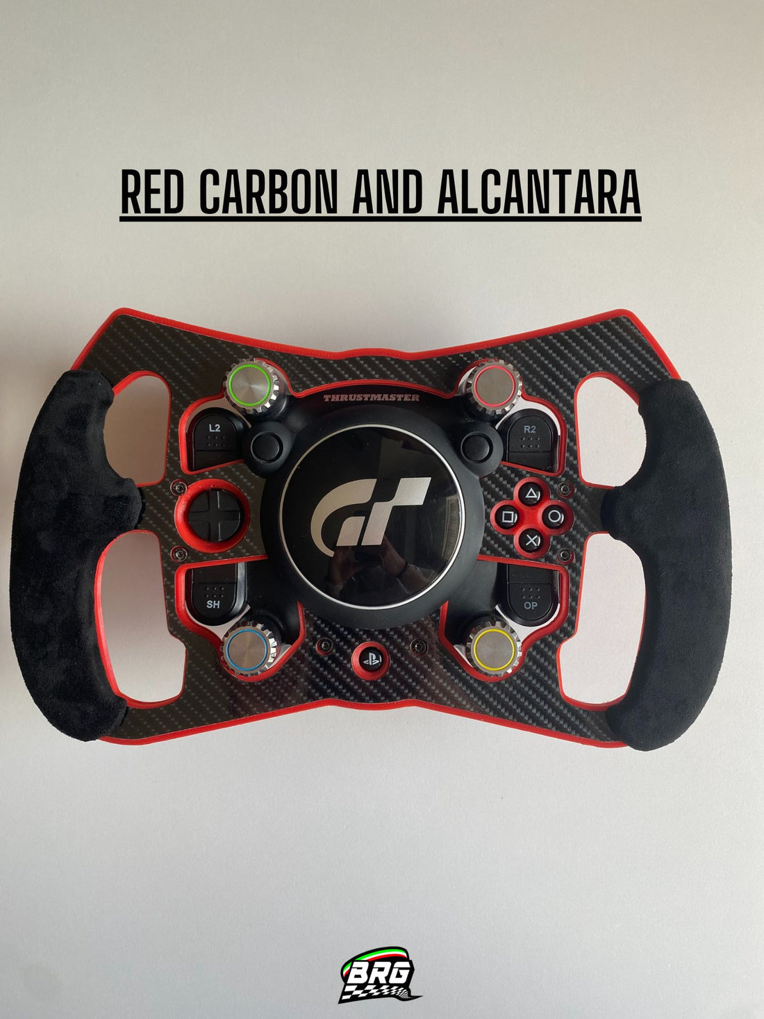 Open Wheel Mod for Thrustmaster T-GT. With Alcantara & 10+colors