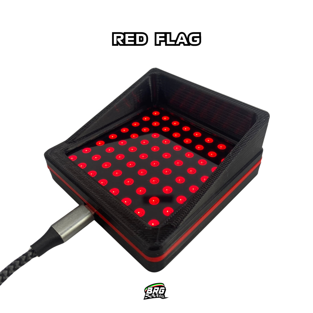BRG Simracing Led Flag Indicator, 64 Led, Plug and Play