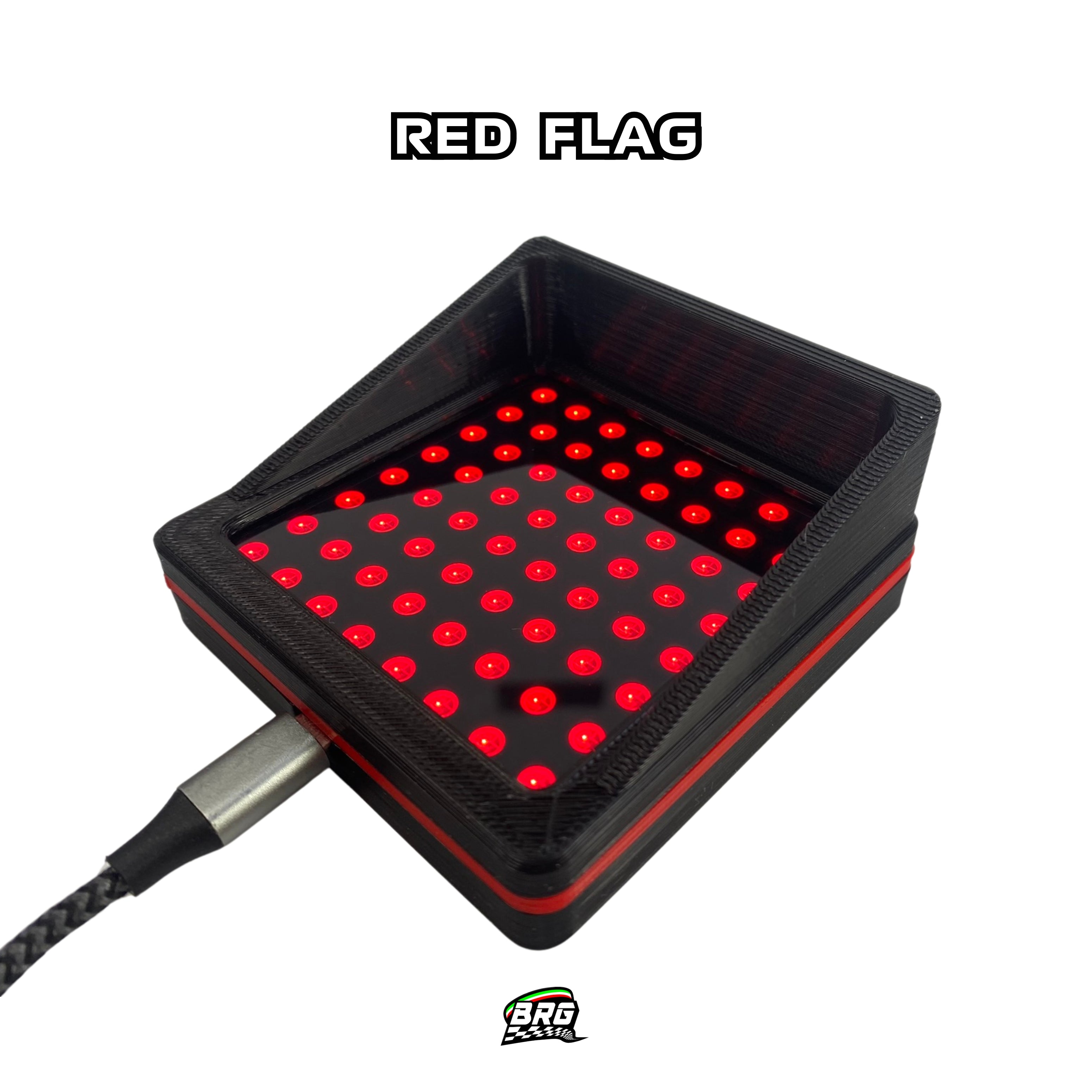 BRG Simracing Led Flag Indicator, 64 Led, Plug and Play