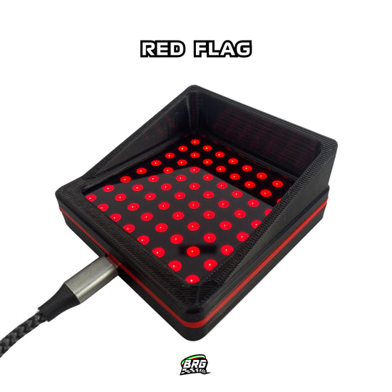 Sim Flag Led BRG Simracing Led Flag Indicator, 64 Led, Plug and Play
