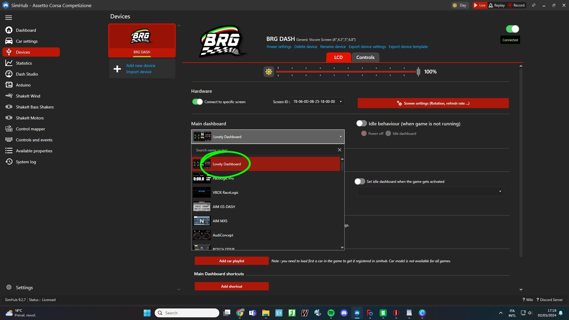 Install Lovely Dashboard