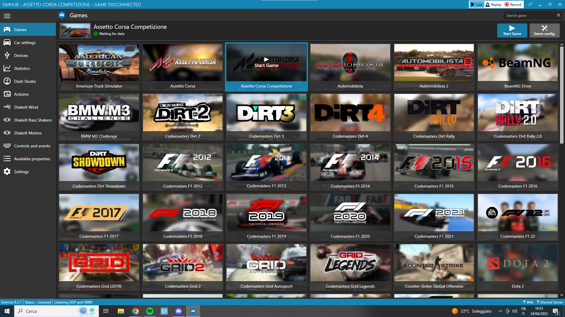 Choose your game