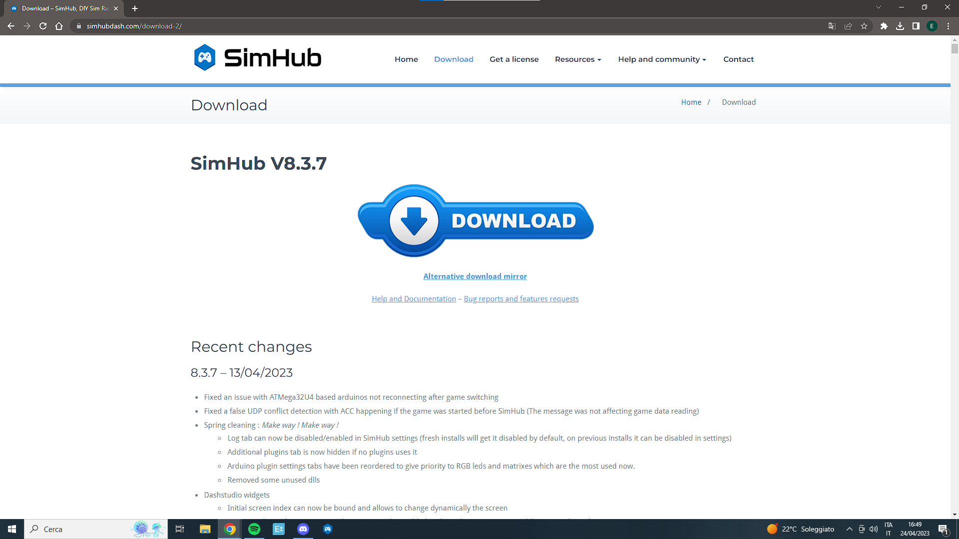 Install SimHub