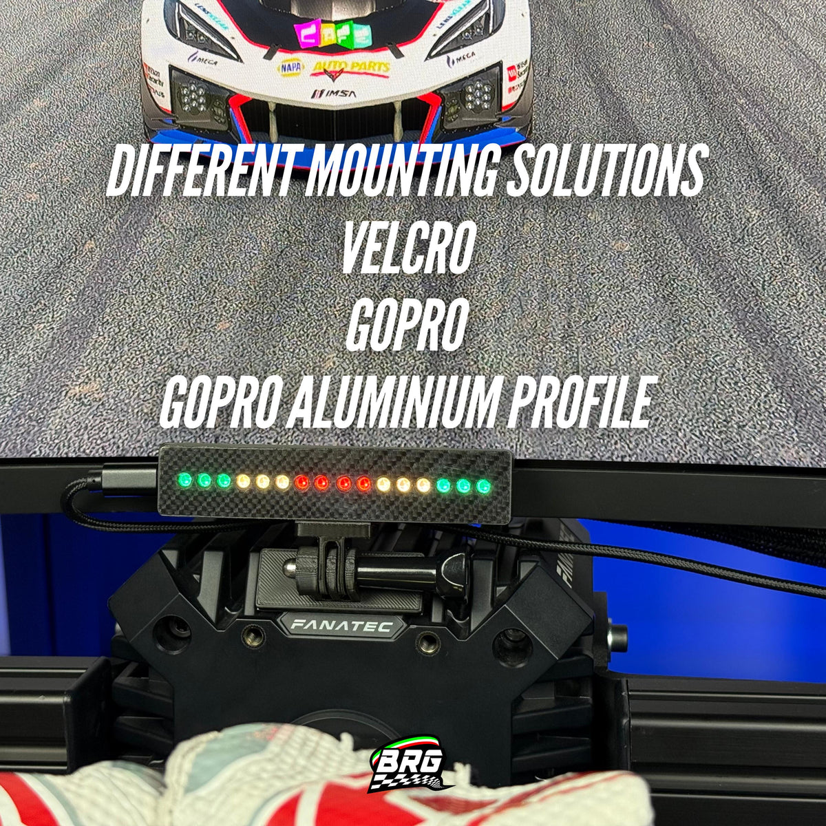 Sim Racing Rev Indicator Chart BRG Sim Racing Rpm, Rev Lights, Flags, Spotter, Multiple Configuration