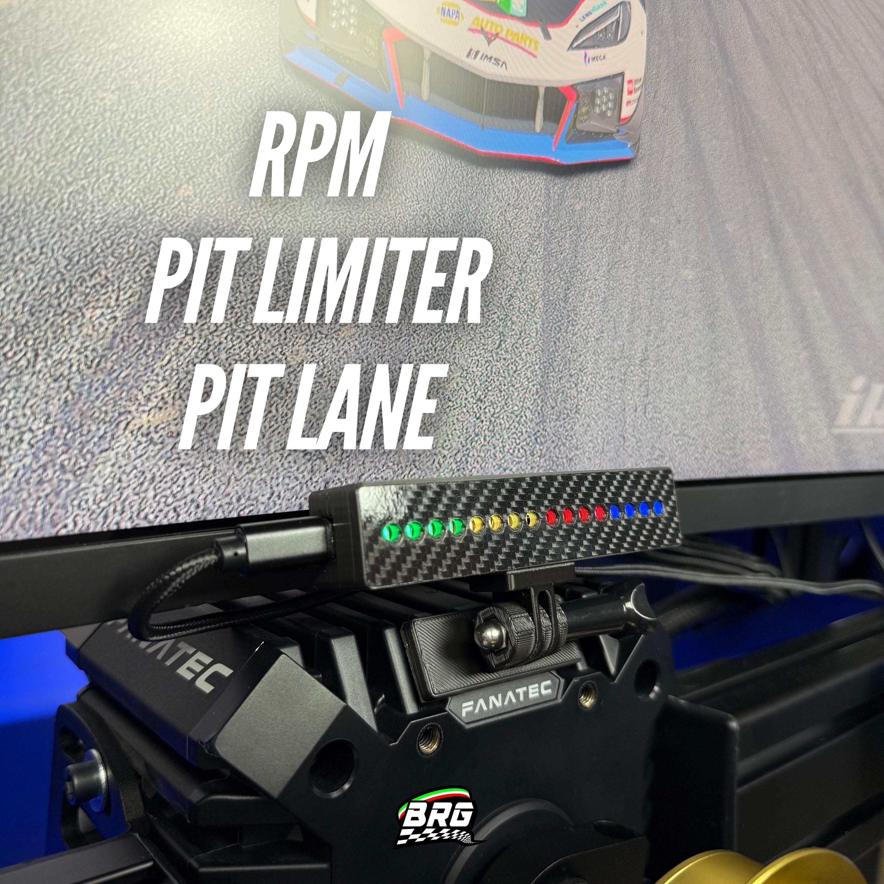 BRG Sim Racing Rpm, Rev Lights, Flags, Spotter, Multiple Configuration