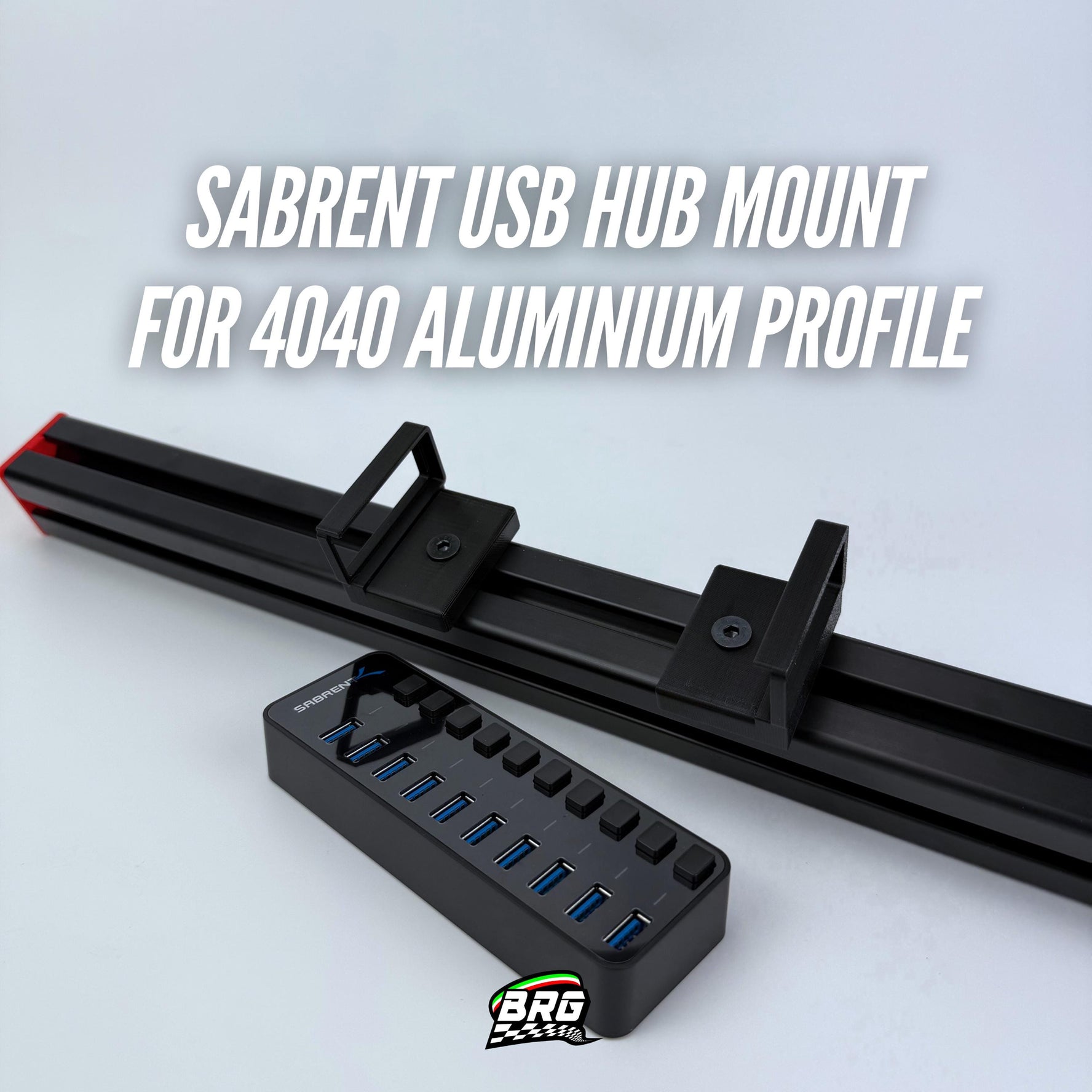 Sabrent USB Hub Mount for 40x40 Aluminum Profile