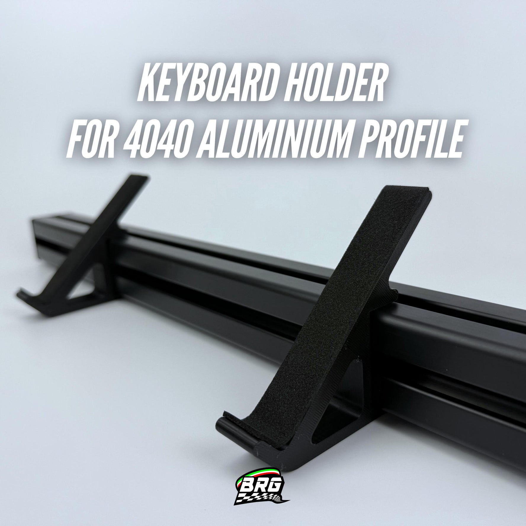 40x40 Aluminum Profile Keyboard Holder – Adjustable and Protective Design
