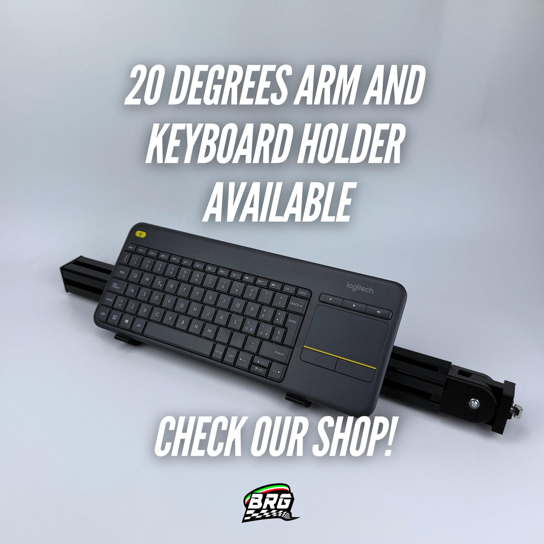 40x40 Aluminum Profile Adjustable Arm Support with 20 Degrees Angle