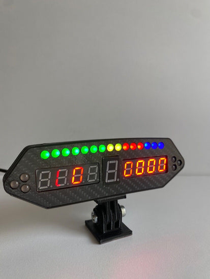 Sim Racing Rev Indicator Chart BRG Simracing Led Flag, Gear, Rpm And Speed Indicator