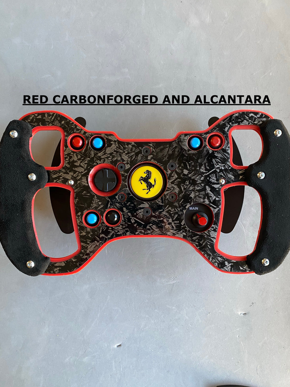 New Alcantara F1 Open Wheel Mod for Thrustmaster GTE/599/TM Wheels, different colors