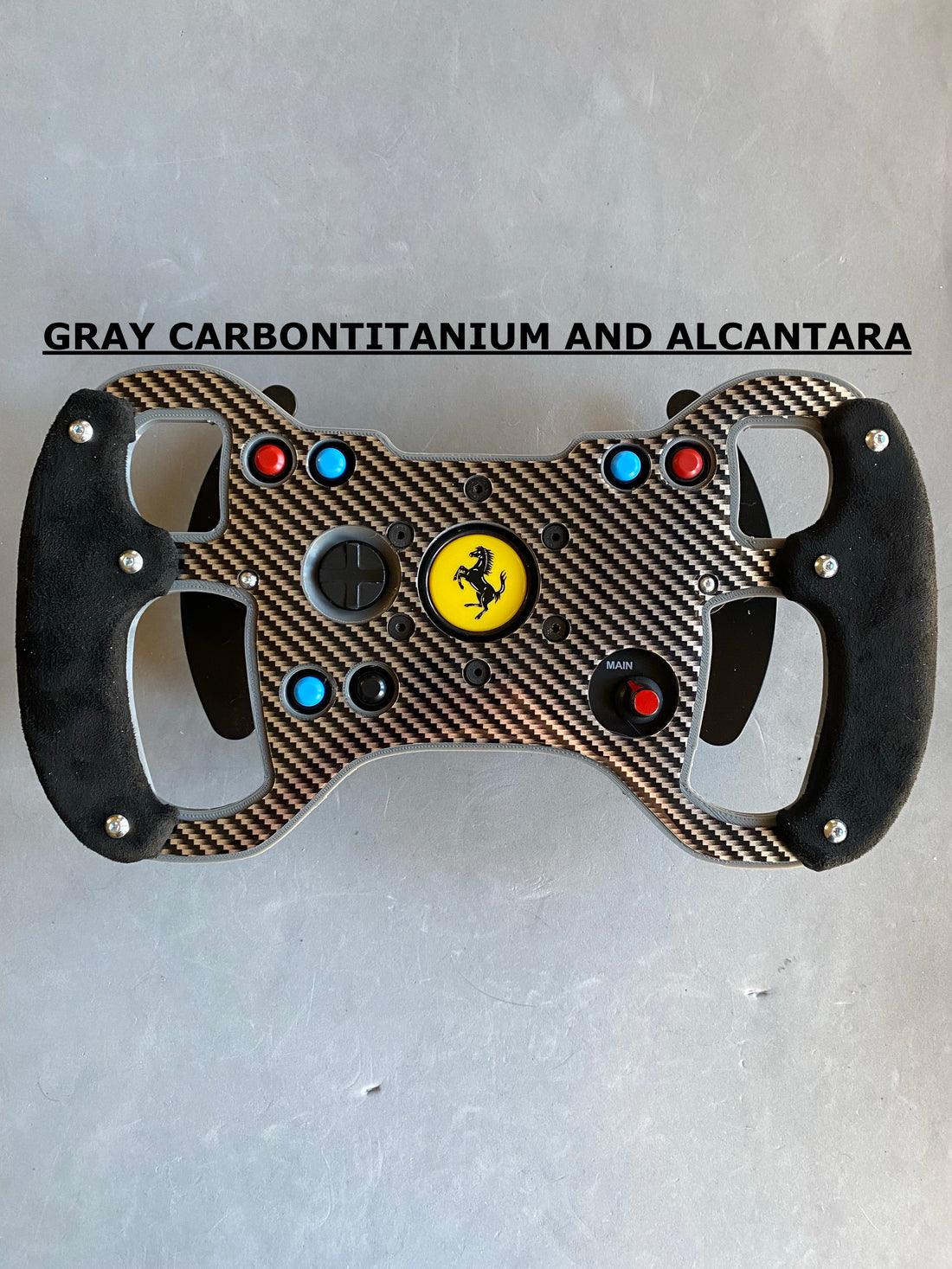 New Alcantara F1 Open Wheel Mod for Thrustmaster GTE/599/TM Wheels, different colors