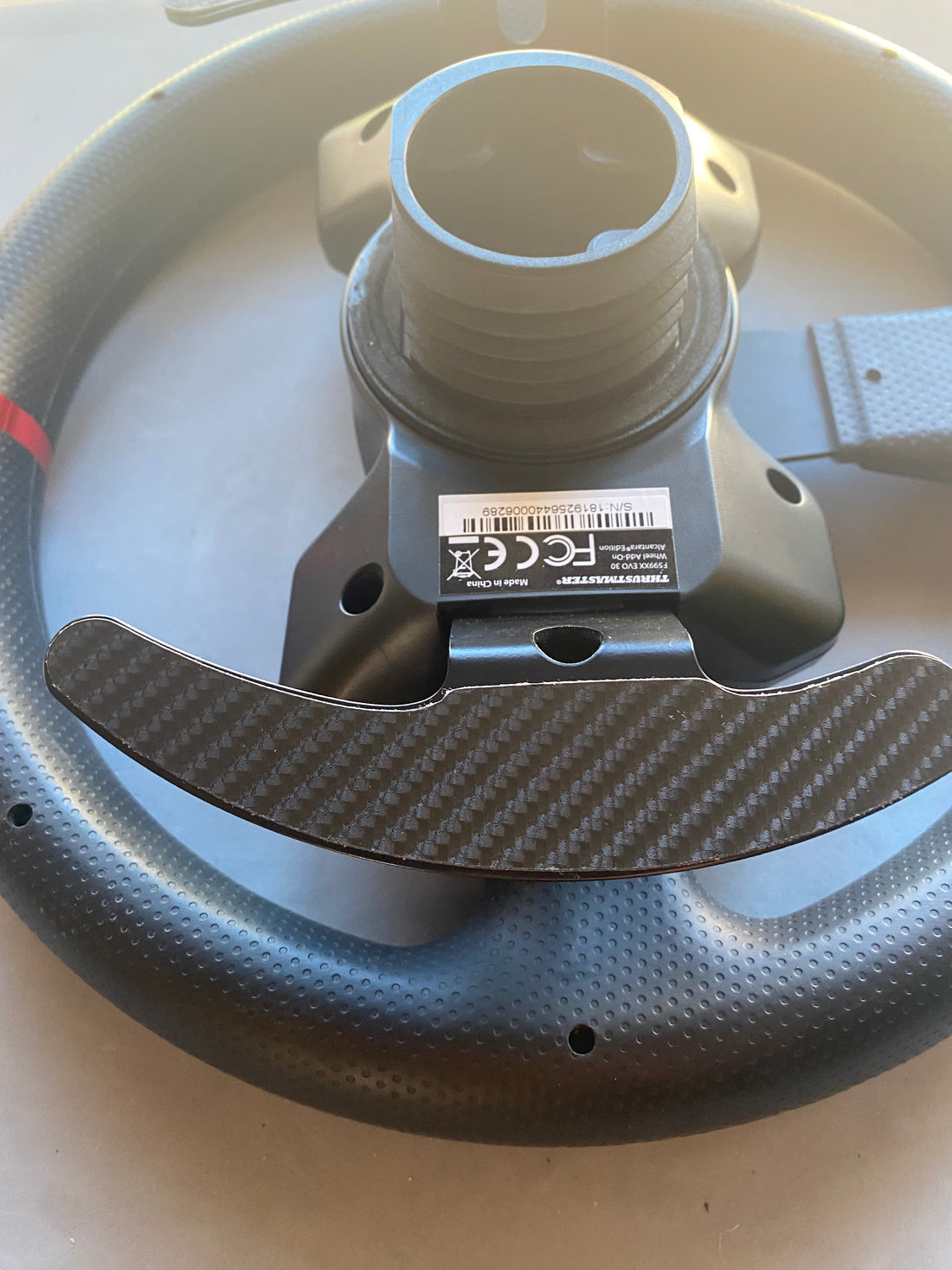 Thrustmaster GTE/599 Alcantara Carbon Effect for Wheel and Paddles(x4 kit)