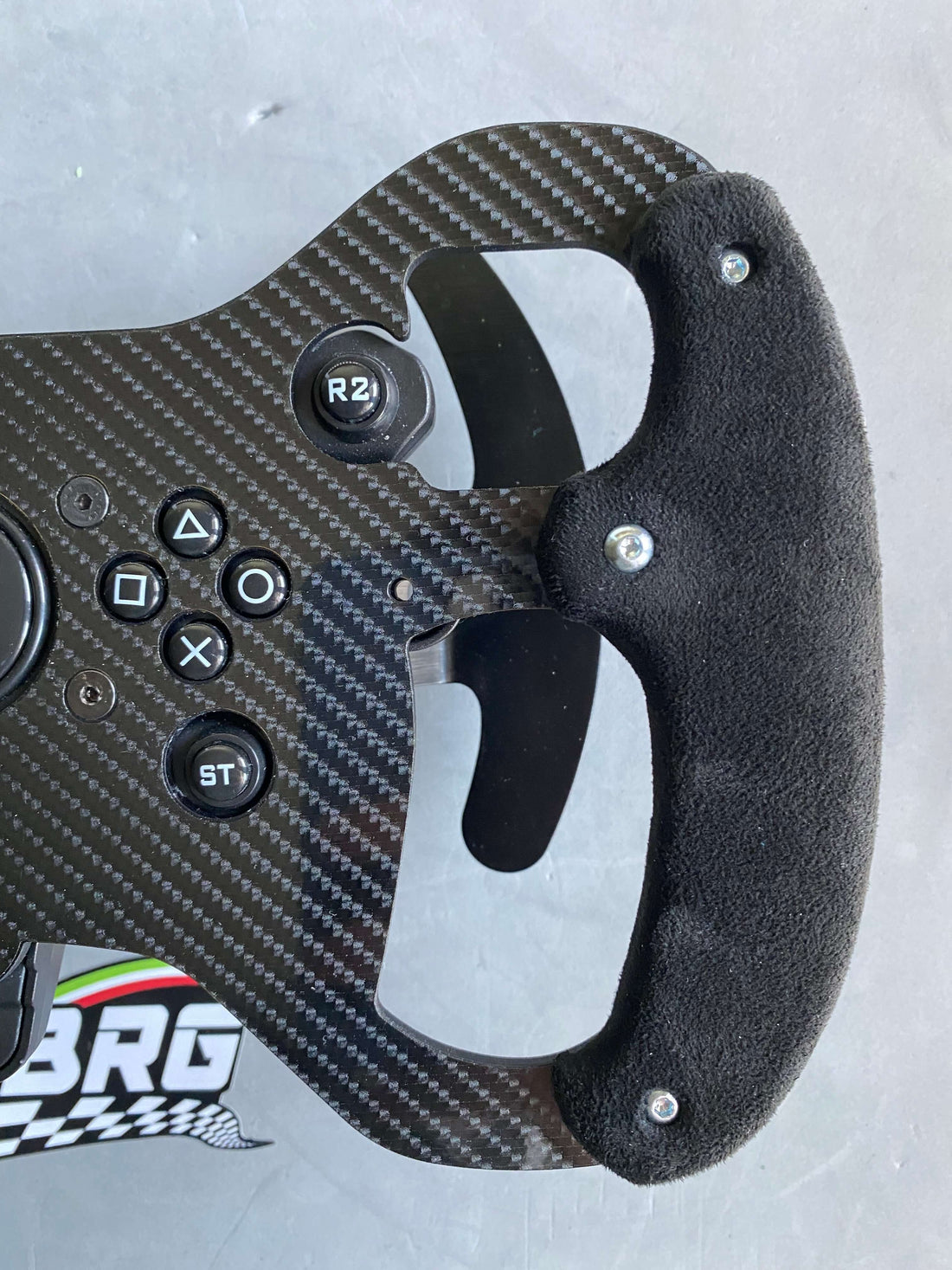 Aluminium and Alcantara F1 Open Wheel Mod for Thrustmaster T300 RS/RS GT