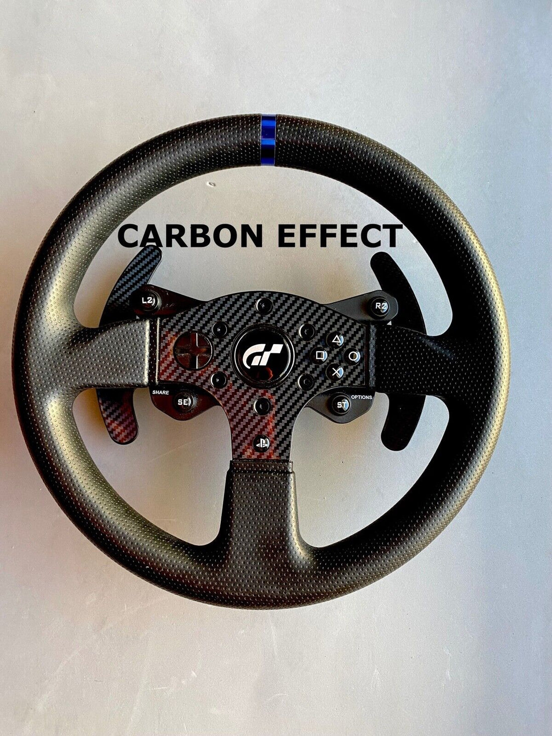 Thrustmaster Carbon Effect for Wheel and Paddles(x4 kit), for T300, GTE/599 Alcantara, Tm Open Wheel and TGT